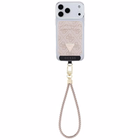 Guess triangle MagSafe piniginės ir dirželio rinkinys rožinis