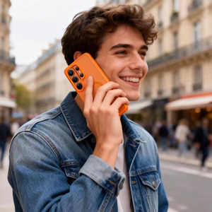 Tech-Protect Magmat MagSafe Dėklas for Samsung Galaxy S26 Ultra - oranžinis Matinis