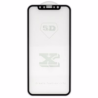 Grūdintas stiklas pilno klijavimo 5D IPHONE XR (6,1") juodas
