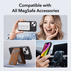 ESR Classic Hybrid Halolock Magnetinis dėklas telefonui MagSafe iPhone 14 Plus - Juodas