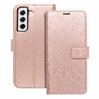 MEZZO Dėklas telefonui (m) - SAMSUNG S21 FE mandala rožinis auksas