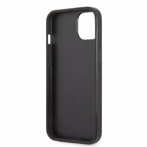 Karl Lagerfeld KLHCP13SPTLK iPhone 13 mini 5,4 "juodas kietas dėklas Perforuotas Allover