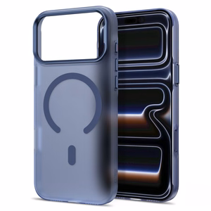 Tech-Protect MagZero MagSafe dėklas, skirtas iPhone 17 Pro Max / 18 Pro Max – matinis tamsiai mėlynas