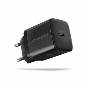 Axagon sieninis USB-C įkroviklis 20W 1 jungtis juodas ACU-PD20