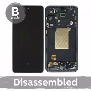 LCD ekranas suderinamas su Samsung A556 A55 5G su rėmeliu / Ice Blue / (9/10 disassembled)
