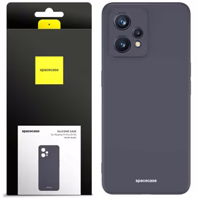 Spacecase silikoninis dėklas Realme 9 4G/9 Pro+ juodas