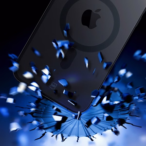 3mk Smoke Magnetinis dėklas telefonui Apple iPhone 12 Pro Max - juodas
