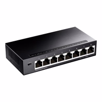 Cudy GS108 tinklo komutatorius Gigabit Ethernet (10/100/1000) Juoda