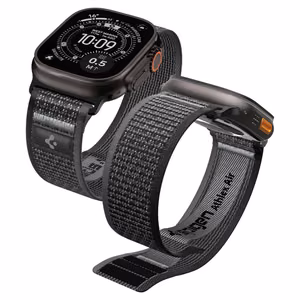 Spigen Athlex Air 2 dirželis Apple Watch 44/45/46/49mm - juoda ir pilka