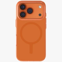 "Uniq Clario Magclick" įkrovimo dėklas "iPhone 17 Pro" - oranžinis