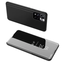Clear View Case dėklas Realme 10 flip cover juodas