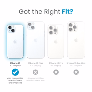 Speck Candyshell Grip MagSafe - iPhone 17e / 16e / 15 / 14 / 13 dėklas (juodas / Slate pilkas)
