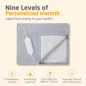 Medisana HB 416 Heated blanket light grey