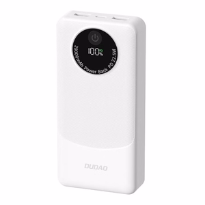 Išorinė baterija Dudao K12Pro juoda 22.5W 20000mAh (PD / QC3.0)