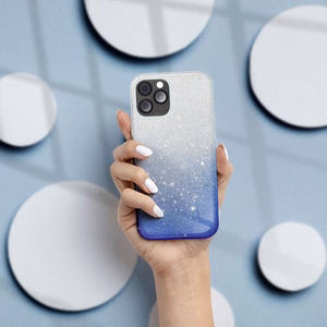 Чехол для iPhone 7 Plus / 8 Plus Shining прозрачный синий