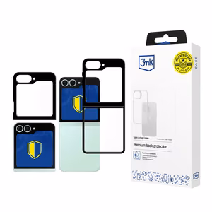 3mk Satin Armor dėklas+ Samsung Galaxy Z Flip 6 / 7 FE - permatomas juodas