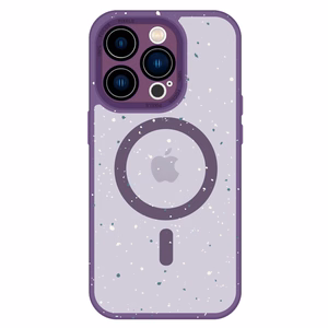 Tel Protect Magnetinis Splash Matinis dėklas telefonui iPhone 15 Pro violetinis