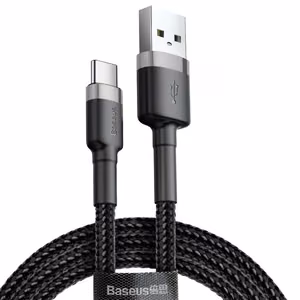 Baseus CATKLF-UG1 USB kabelis 3 m USB A USB C Juoda