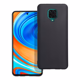 MATT dėklas telefonui XIAOMI Redmi Note 9 Pro juodas