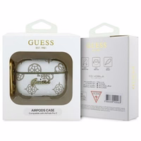 Guess GUAP2PG4GPH AirPods Pro 2 (2022/2023) dėklas baltas 4G Hook