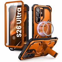 Supcase ArmorBox Mag MagSafe Dėklas for Samsung Galaxy S26 Ultra - oranžinis and juodas