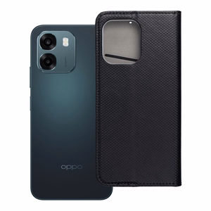 Atverčiamas Smart Case Book dėklas, skirtas Oppo A6, juodas