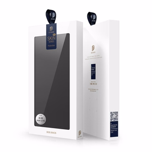 Dux Ducis Skin Pro dėklas Xiaomi Redmi Note 12 Pro+ Flip kortelių piniginė stovas juoda