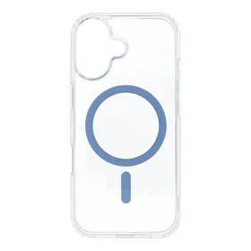 Drop Glue spalvingas magnetinis dėklas telefonui, suderinamas su MagSafe, skirtas IPHONE 17, šviesiai mėlynas