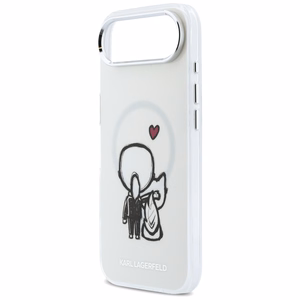Karl Lagerfeld Karl & Choupette Back MagSafe Dėklas for iPhone Air - Clear