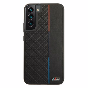 BMW M Collection Triangles dėklas Samsung Galaxy S22+ - juodas