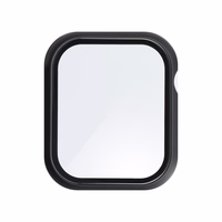 Bestsuit dėklas su hibridiniu stiklu Apple Watch serijai 7/8/9-45mm - grafitas