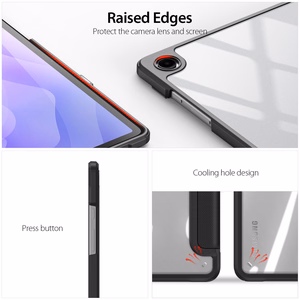 Dėklas Dux Ducis Toby Samsung X210/X215/X216 Tab A9 Plus 11.0/X230/X235/X236 Tab A11 Plus 11.0 juodas