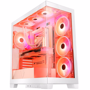 Modecom Volcano SPACE APEX ARGB MIDI „Midi Tower“ Balta