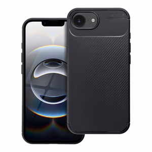 Dėklas telefonui CARBON PREMIUM IPHONE 16e (SE 4 2025) juodas