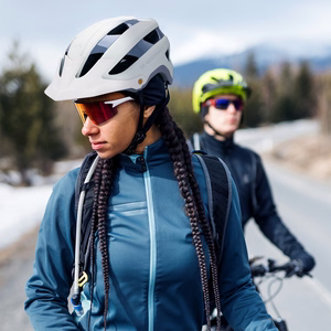 Wozinsky MTB велосипедный шлем со съемным козырьком, легкий, L - пастельно-зеленый