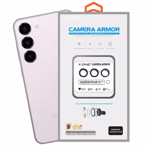 X-ONE Sapphire Kameros Apsauga - Samsung Galaxy S23/S23 Plus - sidabrinė