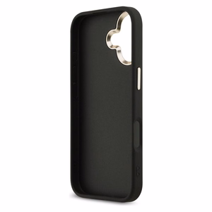 Guess 4G Big 4G Classic Logo dėklas telefonui iPhone 17 - juodas ir auksinis