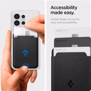Spigen Urban Fit MagSafe Magnetic Phone Wallet - Black