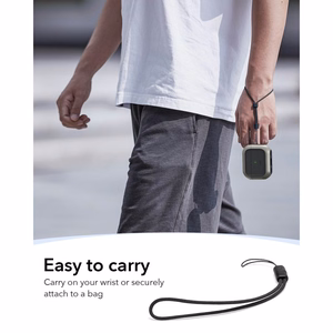 ESR Orbit HaloLock MagSafe dėklas AirPods Pro 3 pilkas ir juodas