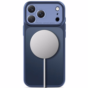 Tech-Protect MagPrime MagSafe CC dėklas, skirtas iPhone 18 Pro Max / 17 Pro Max, matinis tamsiai mėlynas