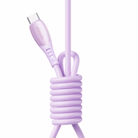 Joyroom S-A59 Vibrant Series 60W USB-C - USB-C Laidas 1.2m - violetinis