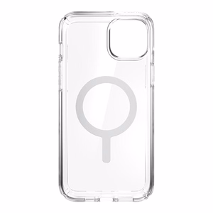 Speck Gemshell + MagSafe dėklas, skirtas iPhone 15 Plus / 14 Plus, su Microban antimikrobine apsauga, skaidrus