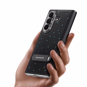 Dux Ducis Stex dėklas Samsung Galaxy Z Fold 7 su 360° stovu - Juodas