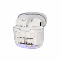Esperanza EH237W Bluetooth ausinės į ausis TWS Balta