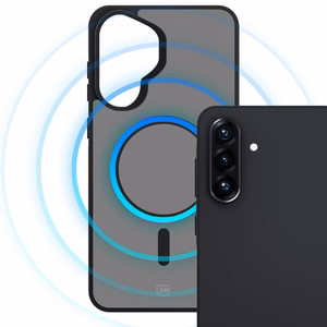 "3mk Smoke MagCase" dėklas "Samsung Galaxy A37" - pilkas permatomas