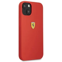 Ferrari FESSIHCP13SRE iPhone 13 mini 5.4" kietas silikoninis dėklas raudonas/raudonas