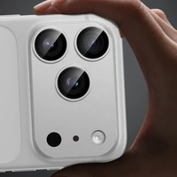 Benks grūdintas stiklas Glass Warrior metalinė integruota objektyvo apsauga (C069) Iphone 17 Pro (3 objektyvai) mėlyna