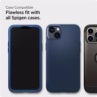 Spigen ALM Glass FC grūdintas stiklas iPhone 13 / 13 Pro / 14 – juodas