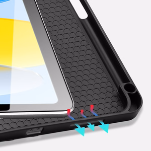 Dux Ducis Domo dėklas iPad 10.9'' 2022 (10 kartos) su išmaniu dangteliu ir stovu mėlynas