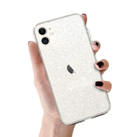 Crystal Glitter dėklas Iphone 11 sidabrinis